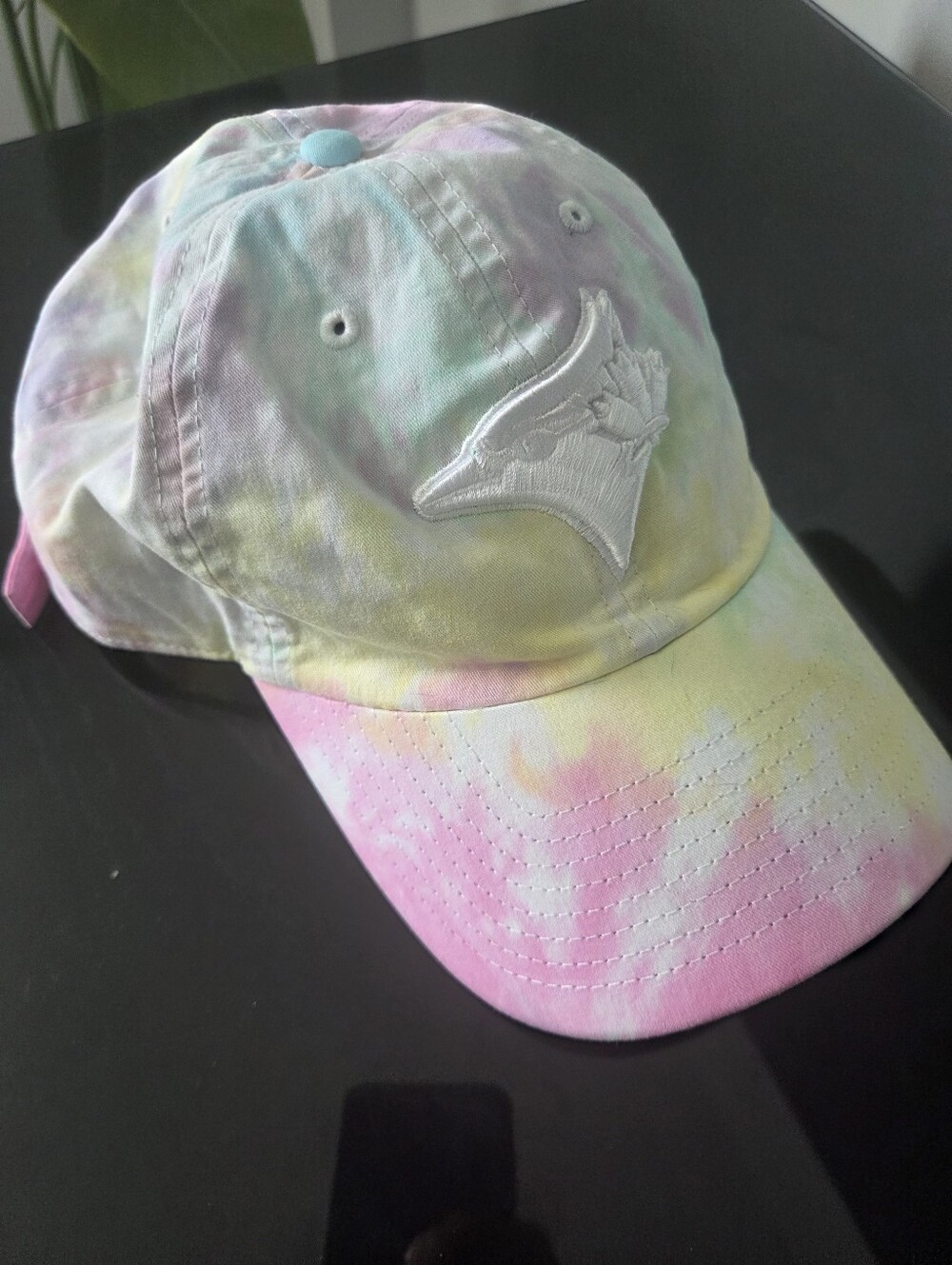Toronto Blue Jays Tie-Dye Baseball Cap with White Embroidered Logo